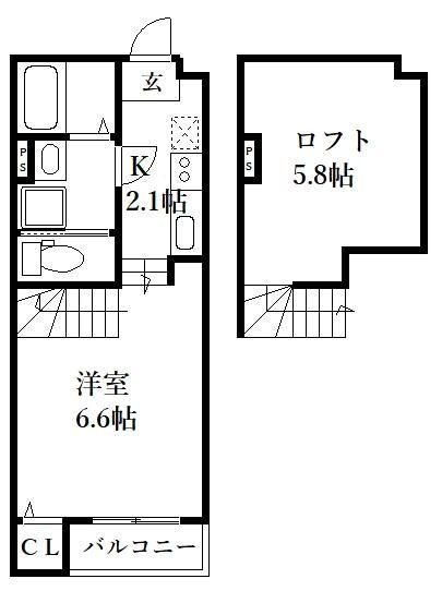 アルヴィータ田村PlusⅠ 間取り