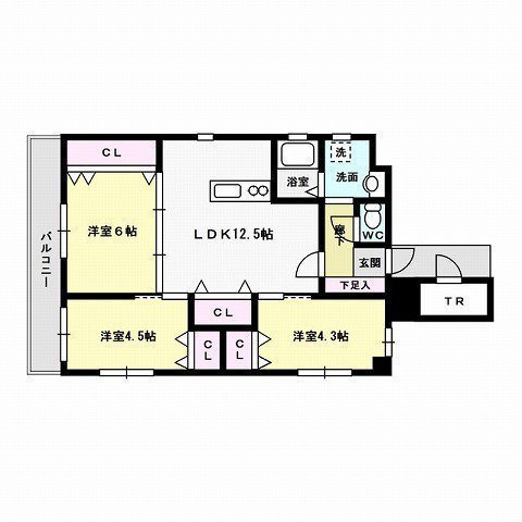 ルチアサントレ姪浜 間取り