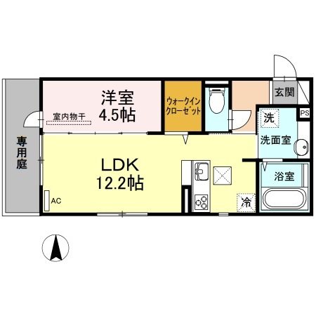 D-room飯倉中央 間取り