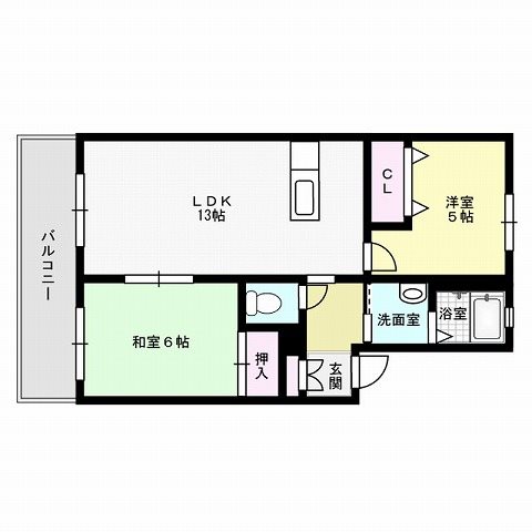 テリトワール田島～駐車場無料～ 間取り