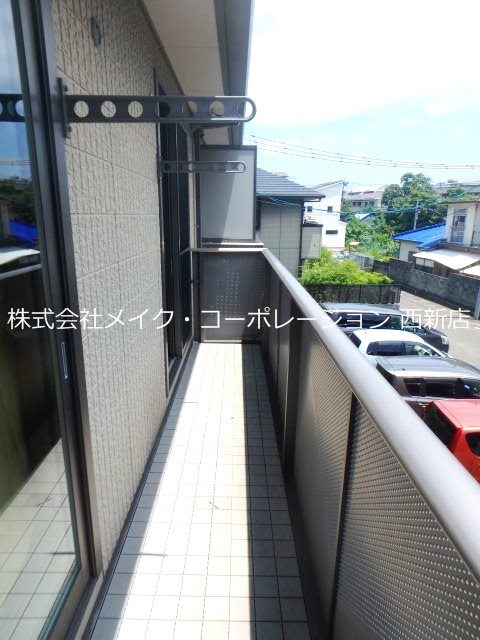テリトワール田島～駐車場無料～ ベランダ