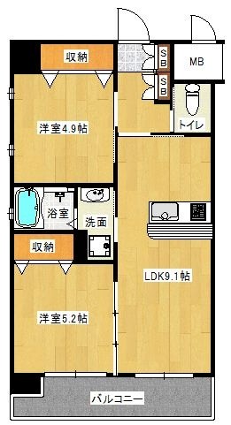 ラファセアリービオ博多 間取り