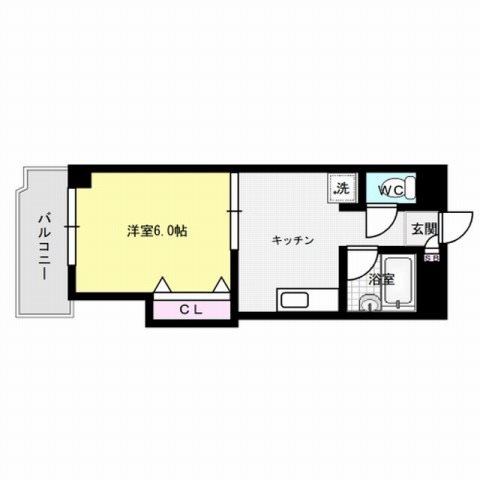 アーシャルハウス片江 間取り図