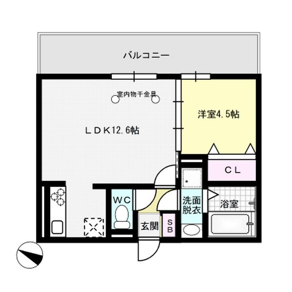 D-room野間大池 間取り