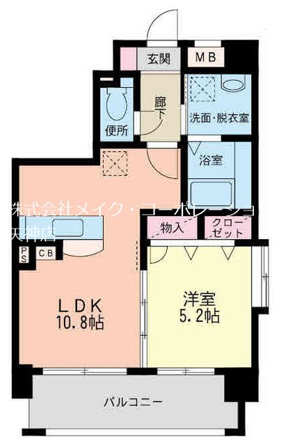 M’ｓ高砂Ⅱ  間取り