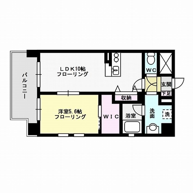 プルメリア高砂  間取り