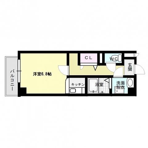 プレジデント姪浜駅前 間取り