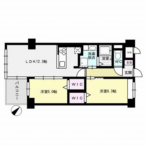 ＡＰエルテージ地行  間取り