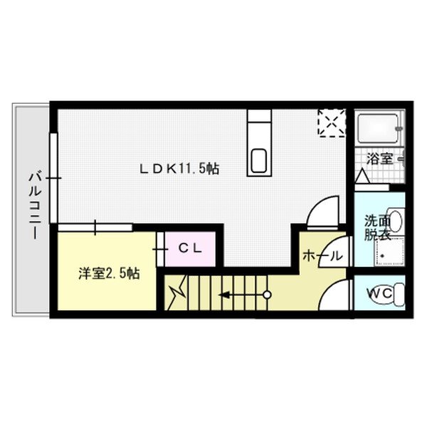 Prevoyance桜並木駅東 201号室 間取り
