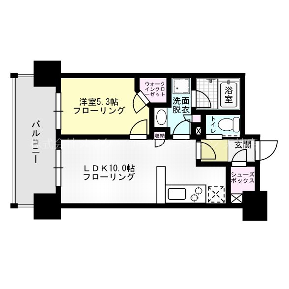 ルキシア薬院  間取り