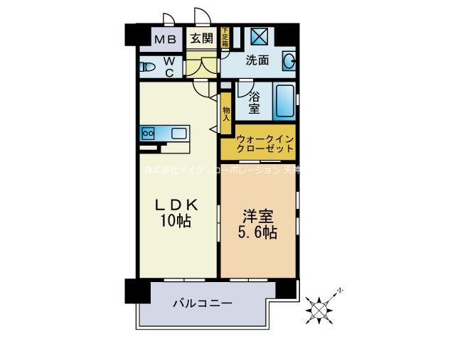 プルメリア高砂 間取り