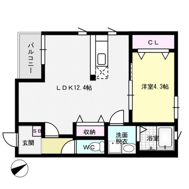 エクラタント博多南  間取り