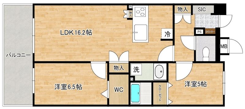 オーヴィジョン香椎浜ザ・シティ 間取り