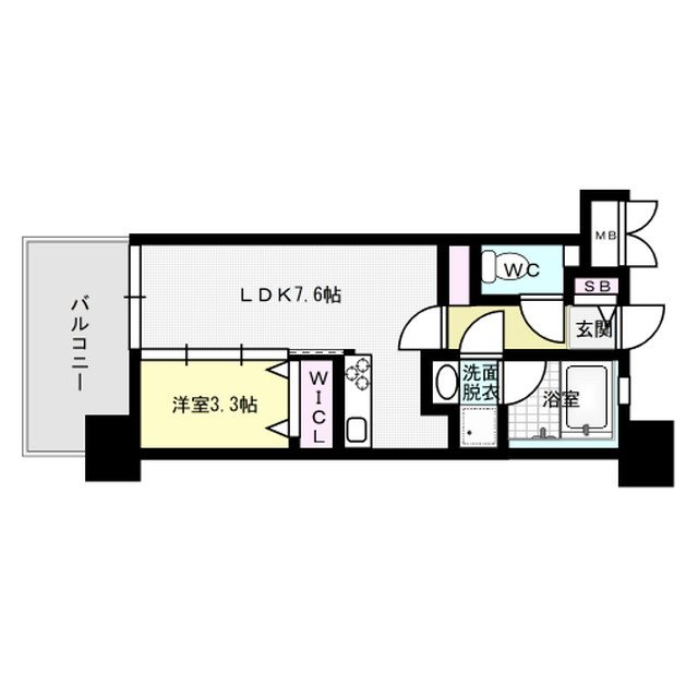 アクタス箱崎ステーションコート 間取り