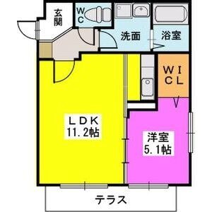ルノン姪浜  間取り