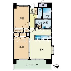 エコルクス赤坂Ⅱ 間取り