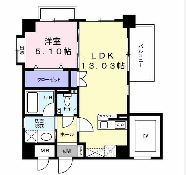 セゾンヒルズ赤坂 間取り