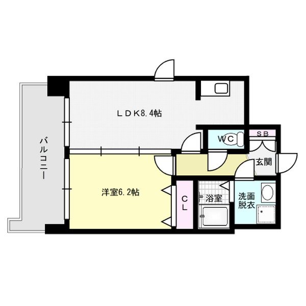 ソレイユ六本松 間取り