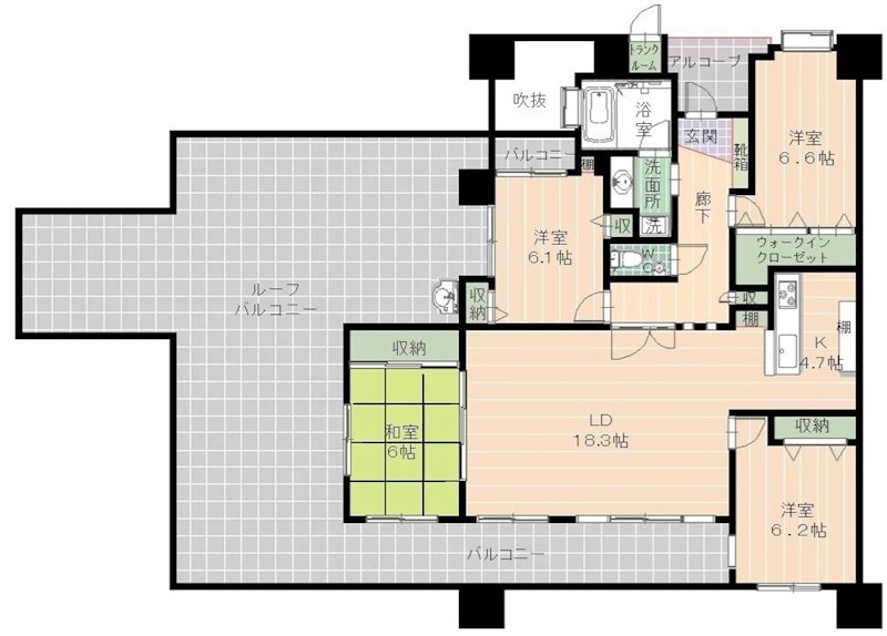 アダージュ原五番館 間取り