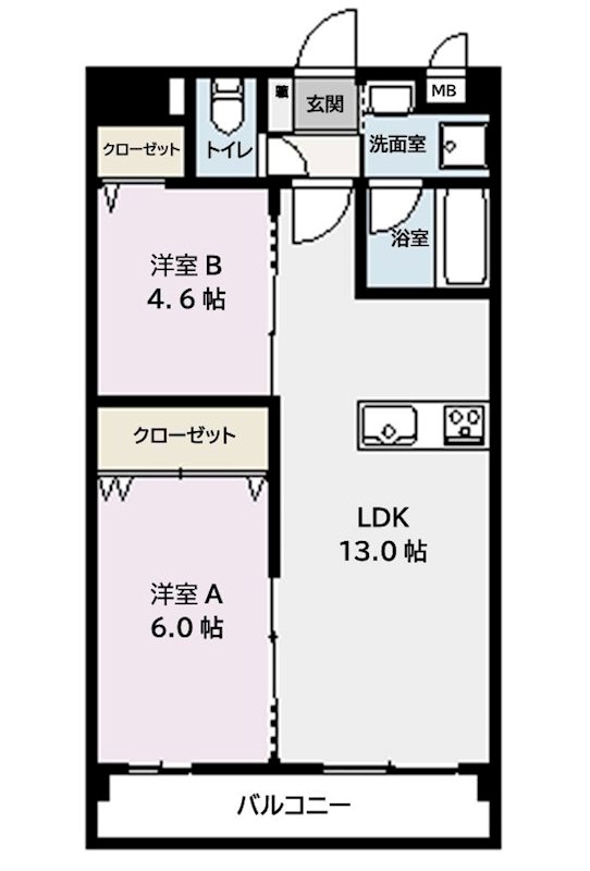 スクエア友泉亭 間取り