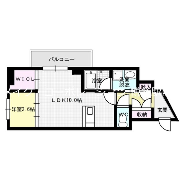 アクアステージ美野島  間取り