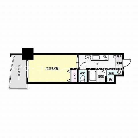 ロイヤル博多駅前  間取り