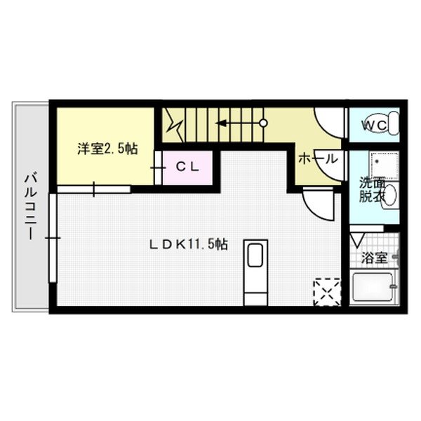 Prevoyance桜並木駅東 203号室 間取り