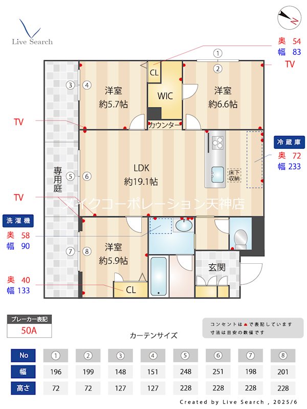 シャーメゾン別府ステラ 間取り