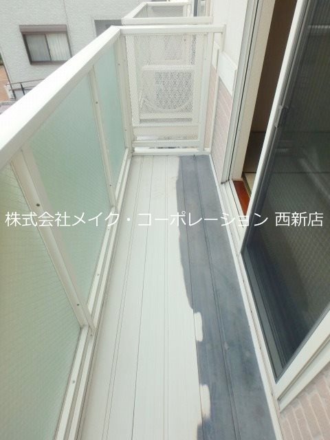 ファインコートD棟【駐車場無料】 ベランダ