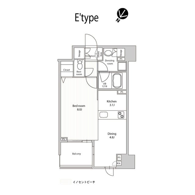 ラクレイス西新 間取り