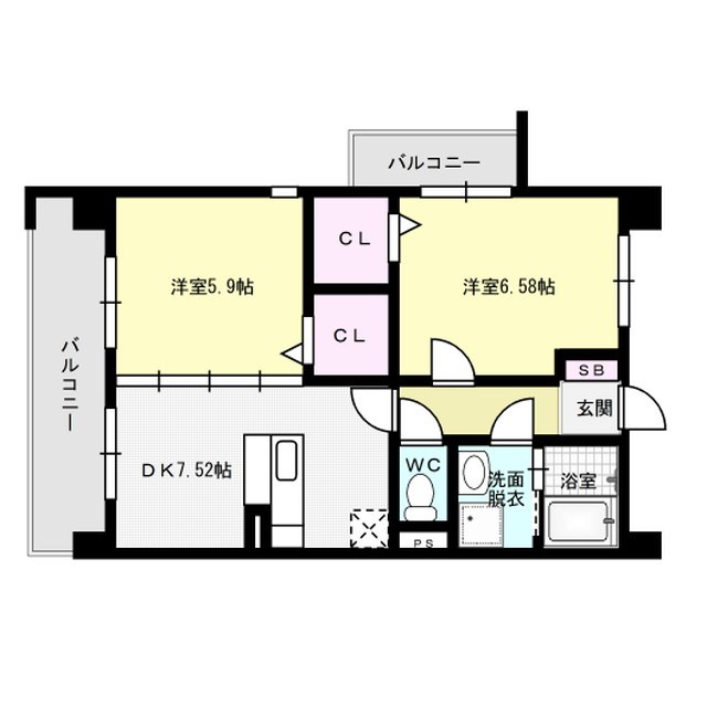 プレステージ板付 間取り