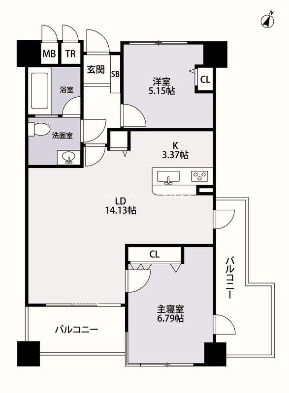 クレアウォーターマーク 間取り