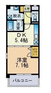 アドラブール七隈  間取り