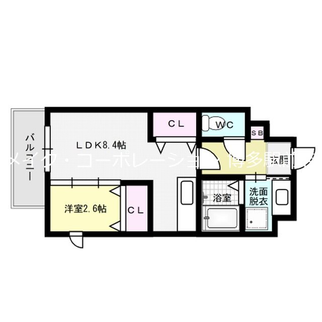 LIFE FIELD東那珂 間取り
