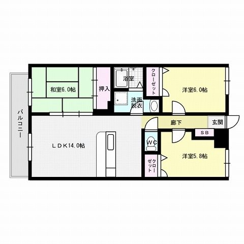 ヴェルドミール神松寺 間取り