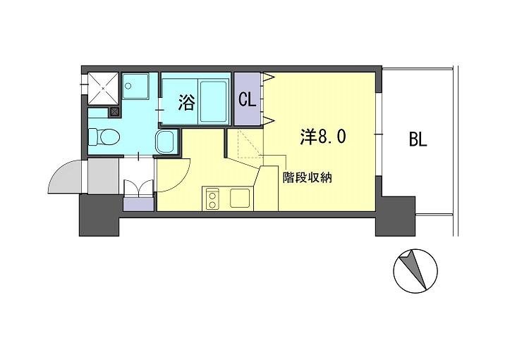Ｆ・ＰＡＲＣＧＲＡＮＤＭＡＲＫ天神 間取り