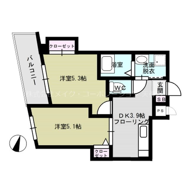 エリーナプラザ六本松 間取り