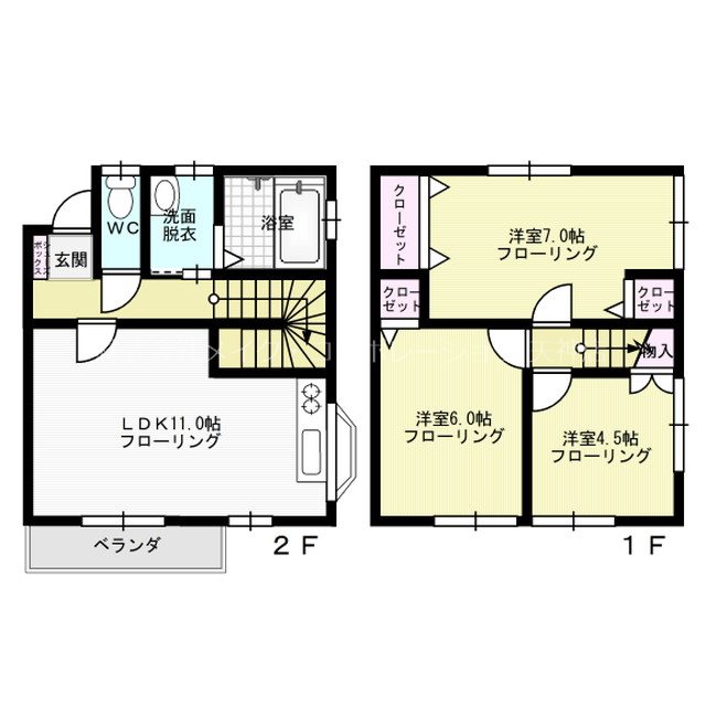 ソレアード笹丘  間取り