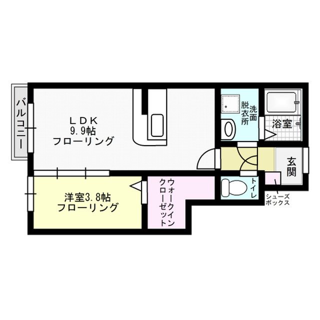 ヘキラン天神 間取り図