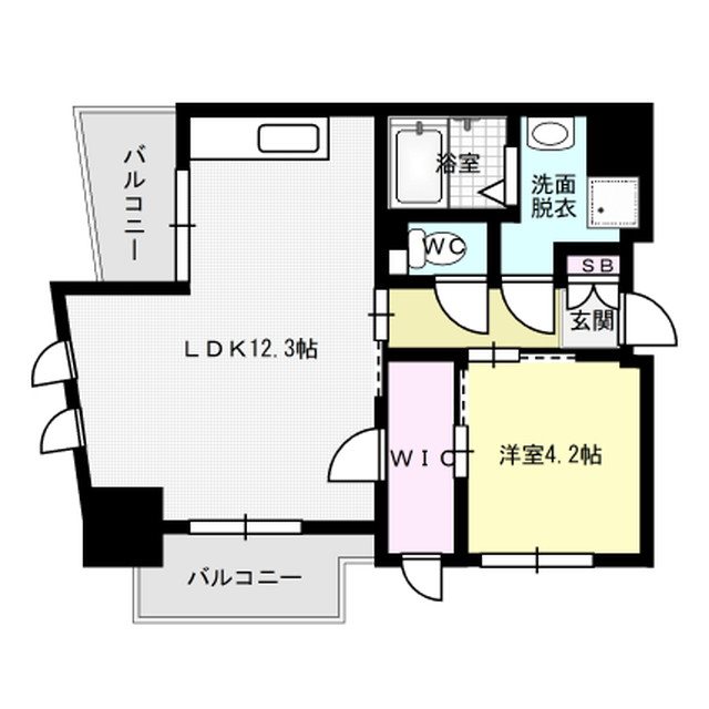 サヴォイザ・セントラルガーデン 間取り