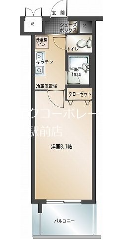 エンクレスト博多駅南  間取り