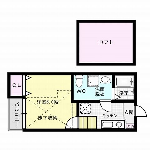 コンフォートベネフィス別府3 間取り