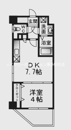 TAISHOKAN La　Balconata   間取り