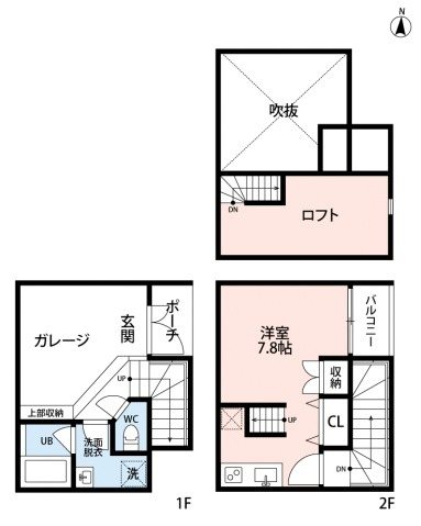 クワトロ・ヴィラ上山門 間取り