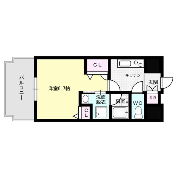 LANDIC　BAY　FIELD  間取り