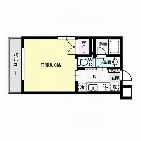 オアシス西新 間取り