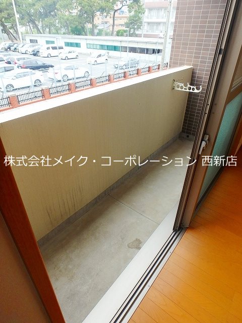 オアシス西新 ベランダ