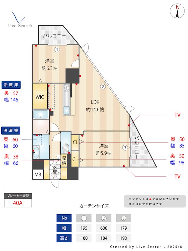 S-FORT警固タワー 間取り