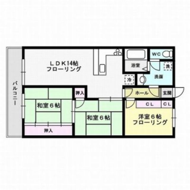 ナカサクⅡ 間取り図