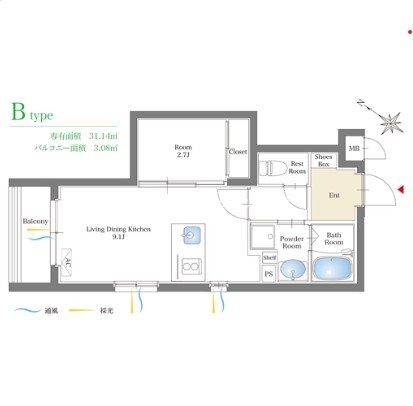 リアンレガーロ平尾ステーションⅣ 間取り図